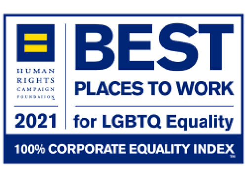 Best Places to Work for LGBTQ Equality 2021 Award Badge